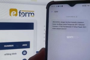 E-Form SPT Kode Verifikasi Dianggap Sebagai Tanda Tangan Digital